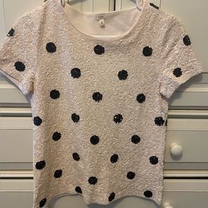JCrew Sequin Tee